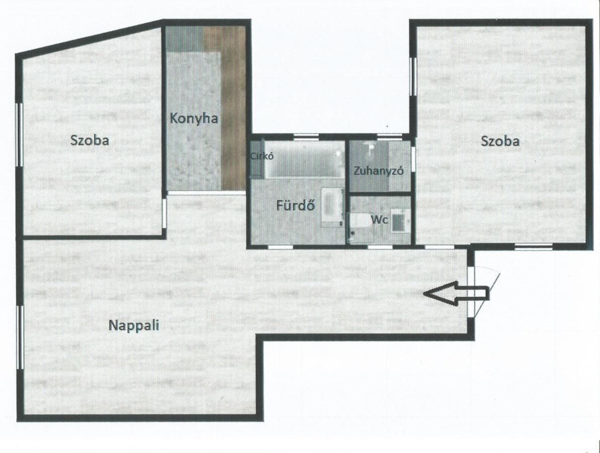 Apartment With 2 Bedrooms Near Gellert Thermal Bath ブダペスト エクステリア 写真